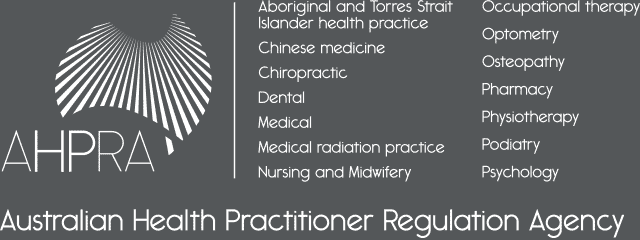 Australian Health Practitioner Regulation Agency [logo]