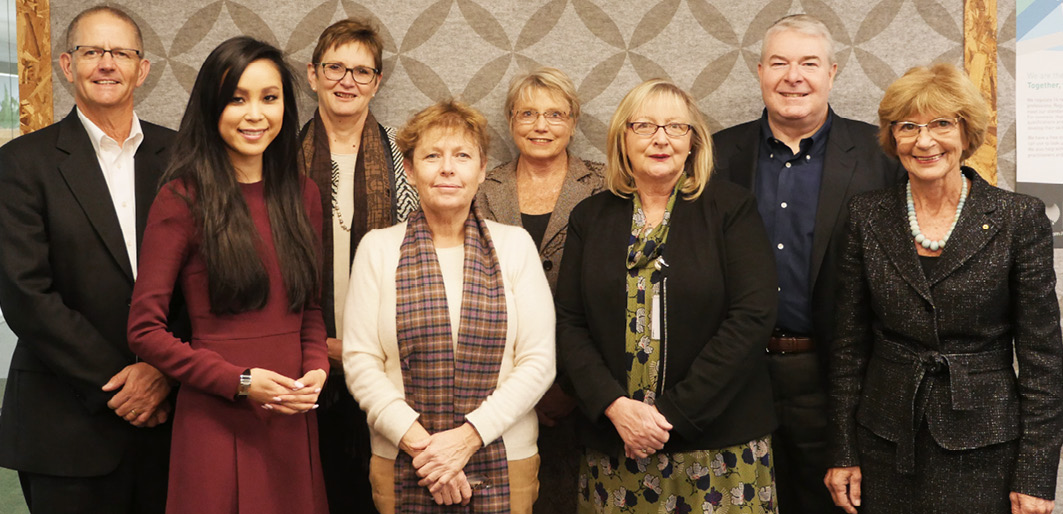 Members of the Agency Management Committee (left to right): Mr Ian Smith, Ms Jenny Taing, Dr Peggy Brown, Adjunct Professor Karen Crawshaw, Ms Phillipa Smith, Dr Susan Young, Mr Michael Gorton, Ms Barbara Yeoh