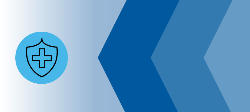 Icon of a shield with a medical cross