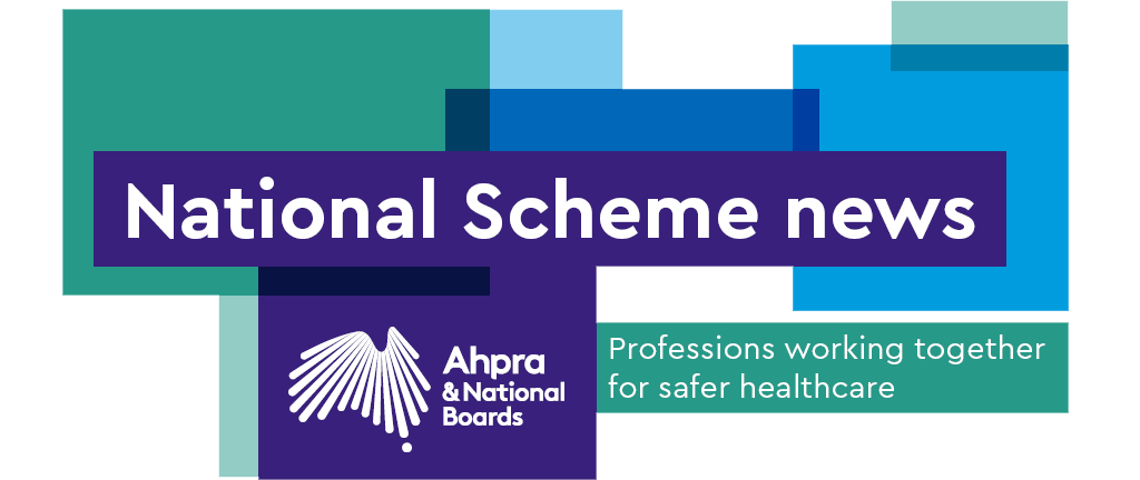 National Scheme news - Professions working together for safer healthcare