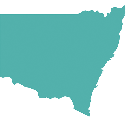 map of NSW