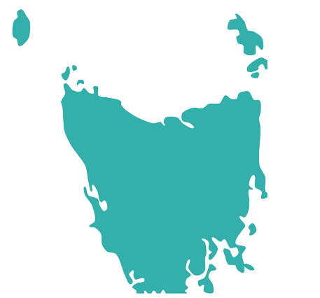 map of TAS